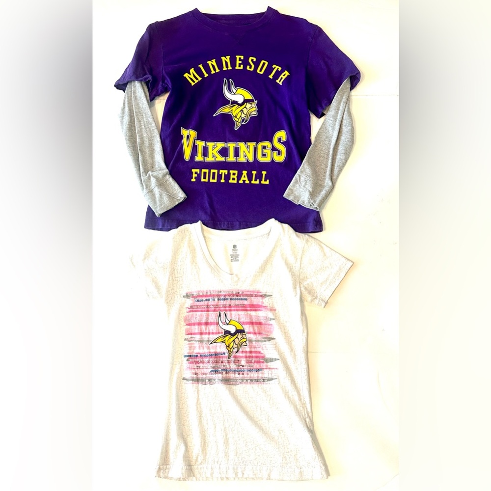 NFL Minnisota Vikings Shirt's Youth Size 10/12